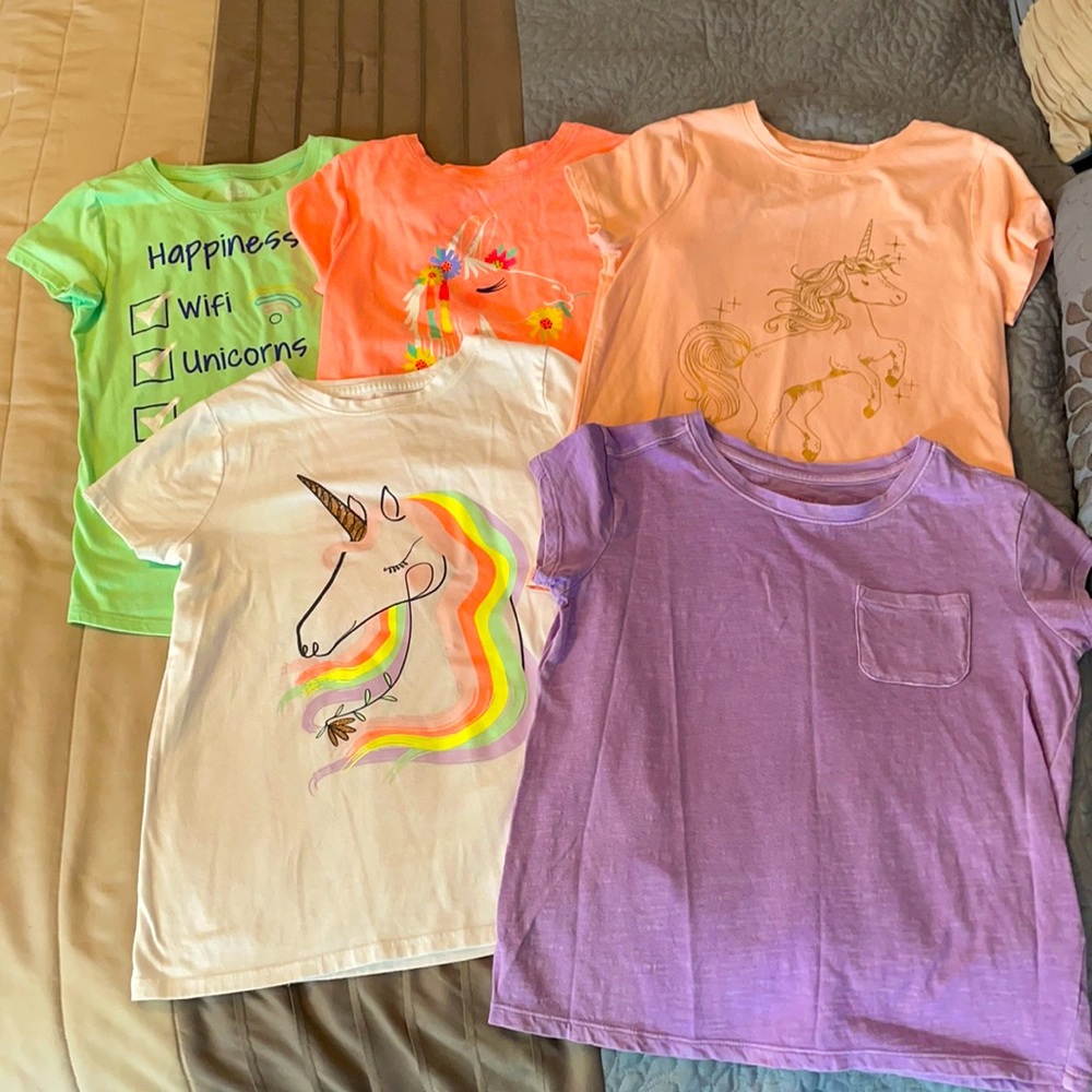 Girls size 7/8 bundle of 5 shirts